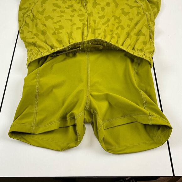 Nike Dri Fit Breezy Moss Green Camo Burnout Training Shorts Girls Sz XL - Picture 9 of 9